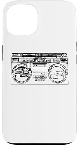 Old School Rap Ghettoblaster Retro Stil 80er Hiphop Musik Hülle für iPhone 13