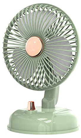 ULIJTH Ventilateur de bureau de type C alimenté par un puissant fonctionnement silencieux, à réglage silencieux, ventilateur de bureau, petit ventilateur de bureau silencieux, prise électrique USB