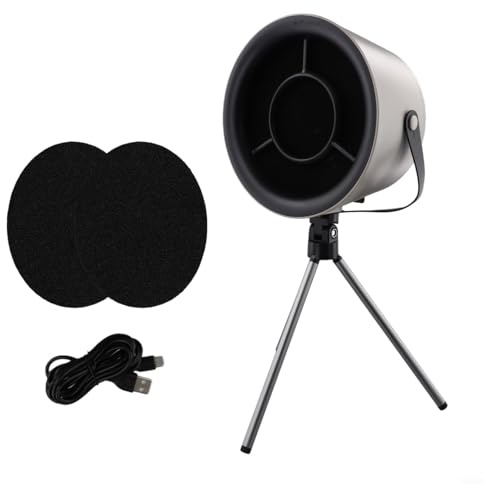 Qualoramall Cappe da cucina da tavolo, ricaricabile tramite USB, portatile, ventola di scarico silenziosa regolabile a 3 velocità con filtro sostituibile rimovibile per hot pot barbecue cucina interna