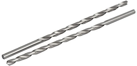 sourcing map 2Stk. Spiralbohrer 6.5mm Dmr 200mm Länge HSS Runder Schaft | Bohrwerkzeug