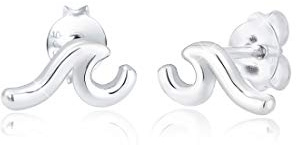 Elli Ohrringe Damen Ohrstecker Wellen Trend 925 Sterling Silber