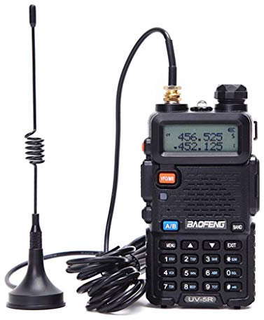 JUNESUN Portable Mini Car VHF/UHF Antenna for Quansheng 888S/UV5R Walkie Talkie