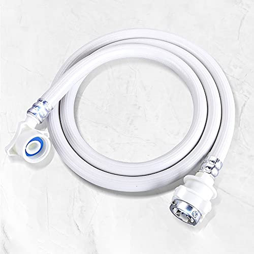 ALYHYB Washing Machine Dishwasher Inlet Pipe, Washing Machine Inlet Pipe Extension Pipe Water Feed Fill Hose With 90 Degree Bend, Length 1.5M/2M/3M/4M/5M Optional (Size : 5M)