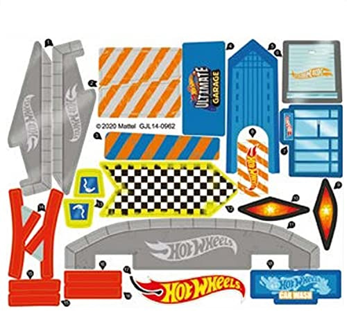Replacement Stickers for Hot-Wheels City Ultimate Garage GJL14 - Die-Cast Cars Playset ~ Replacement Label Sheet
