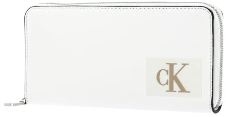Calvin Klein CKJ Sculpted Zip Around Wallet Ivory