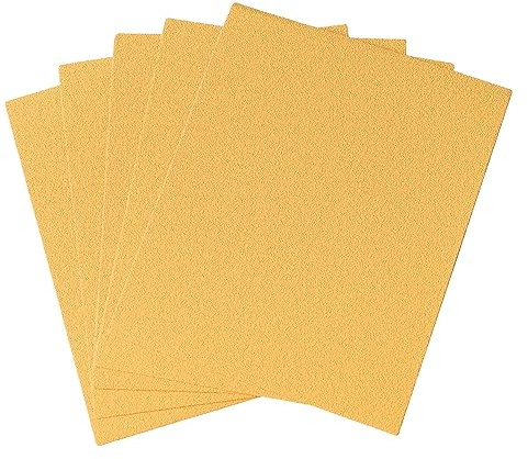 Trend Aluminium Oxide Sanding Sheets, 60 Grit, 230 x 280 mm, Pack of 5 | Durable Anti-Clog Sand Paper For Fast, Even Finishing On Wood And Metal, Ideal For Hand Sanding, AB/S230/60A