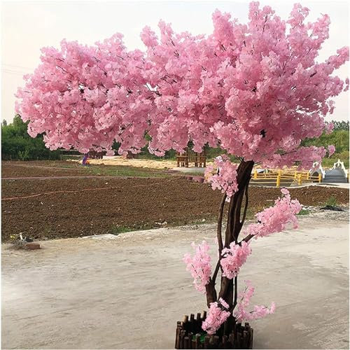 PZEOB Kunstpflanzen 150 cm künstliche Kirschblüten-Blumenbäume, realistischer Kunstbaum, große künstliche Pflanze für Hochzeitsfeier, Simulationsbaum Einweihungsgeschenk