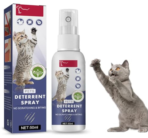 Pemarlis 50ml scratch protection sofa cat, anti scratch foil for cats, anti scratch spray cats, calming spray, calming for cats, anti stress, for plants, furniture, floors, protects your home