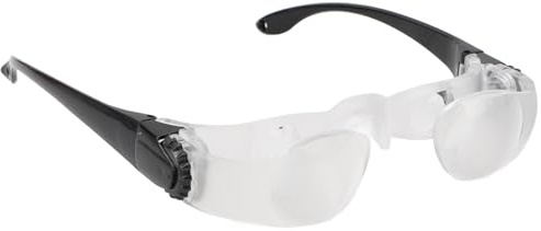 Tragbare Angelbrille, Schwimmende Angelbrille mit 4-facher Vergrößerungslinse, Verstellbarer Fokusabstand, Wassersport-Sonnenbrille für Wassersport, Strand, Kajakfahren
