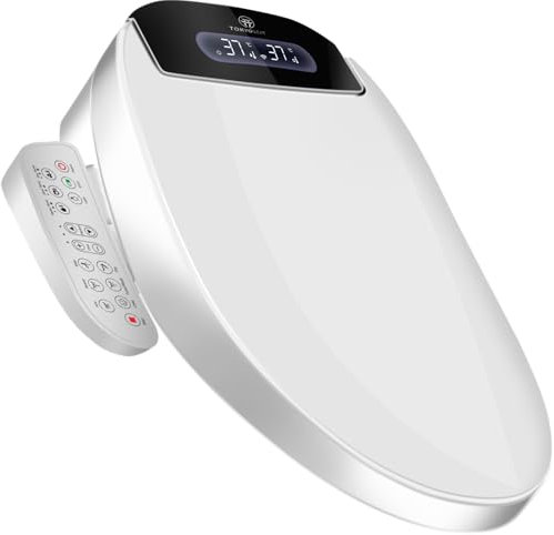 TokyoSeat - Marca Francesa : Asiento Inodoro Inteligente japones con chorro de agua caliente, Tapa WC Japonesa Calefactable, Baño japonés, Tapa de Vater japonés, Bidet electrico, Confort y Elegancia