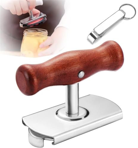 MüHeloser Arthritis-GlasöFfner DosenöFfner Manuell SchraubdeckelöFfner Can Opener FüR Familie, Picknick,GeschäFt
