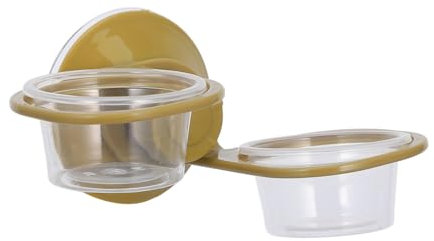 SEWOART Hängender Wassernapf Für Reptilien Praktischer Futternapf Reptiliennapf Aus Kunststoff Bequeme Installation Platz Sparend