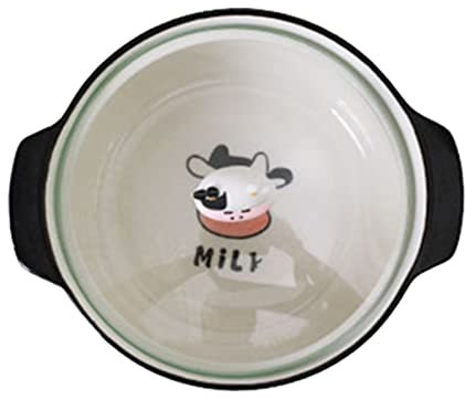 MAGICLULU Coperchio Per Ciotola Per Ramen Da 6 Pollici Riutilizzabile Adorabile Design A Forma Di Mucca Da Latte Per Zuppa Di Noodles Istantanei