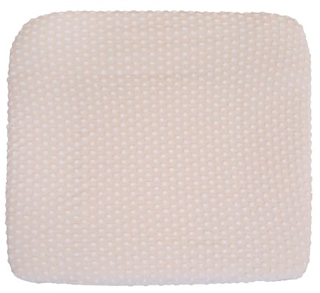 roba Spannbezug für Wickelauflagen 85 x 75 cm Frosty Almond - Abnehmbarer Bezug aus Bio-Baumwolle für Wickelunterlagen - GOTS & Oeko-Tex 100 zertifiziert - Beige