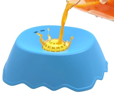 Bol À Lécher Canin - Gamelle De Léchage Lente avec Bille Roulante,Mangeoire Lente Anti-Dérapante,pour Jeu Maison Appartement Cuisine Voyage Et Heure du Repas