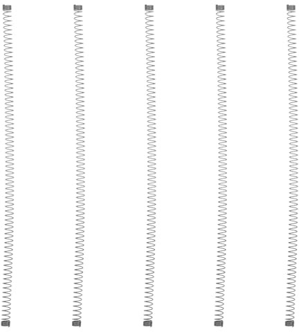 ZUNOXAZ 5pcs Stapler Extension Springs - Stainless Steel Tension Springs for Office Stapling Tool Crafting & Maintenance 122mm Length