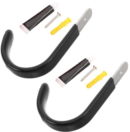 Generic 1set Pool Rescue Equipment Hooks for Adult Lifebuoys and Pool Safety Gear Stainless Steel with Reinforced Design and Matte Surface Easy Installation with Screws and Expansion 2pcs