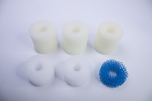 LTWHOME Filterschwamm Passend für Eheim Cartridges Aquaball 2208 2210 2212/60 130 180(1 Gruppe)