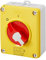 Gewiss INTERRUPTEUR SECTIONNEUR - HP - URGENCE - en BOÎTIER ISOLANT - 32A 4P - POIGNÉ ROUGE CADENASSABLE - IP66/67/69