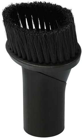 vhbw 1x Brosse pour meubles compatible avec Bosch UniversalVac 15, EasyVac 3, AdvancedVac 20, aspirateur avec raccord rond 35 mm