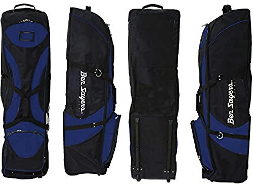 Ben Sayers Unisex deluxe reseöverdrag, svart/blå, 125 cm