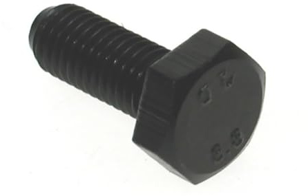 RS PRO M16 x 60mm Sechskantschraube, Stahl, DIN 933 / Güte 8.8, Packung a 25 Stück