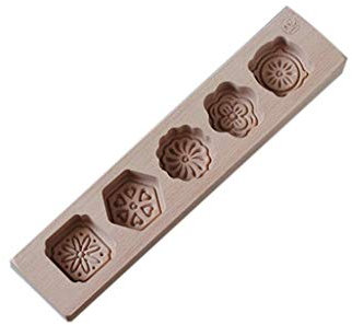 Inzopo Flower Wooden Handmade Muffin and Mooncake Cups Mould Biscuit Cake Mold - #2, 2#2
