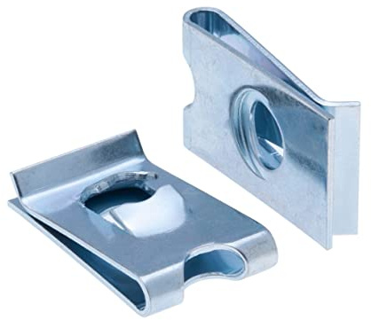Tuercas de Clip U Tipo 3.9 mm Clip Tuerca Velocidad Tornillo Zincado Velocidad Sujetadores U Clip Tornillo Autorroscante Pane M3 M4 M5 (50 piezas)