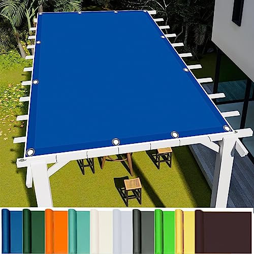Filet dombrage Rectangle 1.2 x 2.4 m Anti 98% UV Contre Le Vent Voile d'Ombrage Toile d Ombrage avec Oeillets pour Patio Terrasse Extérieur Patio Piscine Jardin, Bleu Foncé