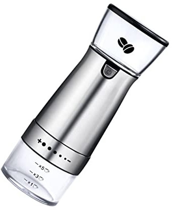 Amosfun Macinacaffè Elettrico Macchina Da Caffè Automatica Di Caffè Espresso Macchina Per Macinare Il Caffè Smerigliatrice Manuale Caffè Macinato Casa Componente Elettronico Silver