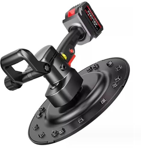YSXXIAN Máquina pulidora eléctrica para Alisar Paredes con Llana - Amoladora de hormigón Manual de 6 velocidades para Masilla de co, mortero de Yeso
