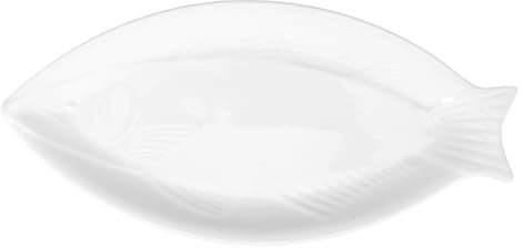 KOCKSHION Plato De Pescado De Plato Para Servir Pescado Al Vapor Para Servir Casa Decoración De Mesa Cena