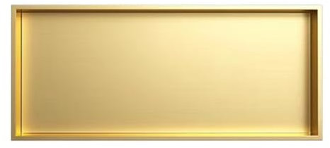 XDAWQP Recessed Wall Shower Shelf, 304 Stainless Steel Large Rectangular Single-Level Niche, Insert Storage Shelf for Bathroom Storage,rose gold,Champagne Gold