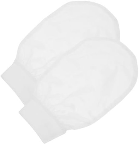 WOFASHPURET 2pcs Body Exfoliating Tool Bath Mitts Rough Texture Skin Cleaning Gloves for Hotel Family Dormitory Use