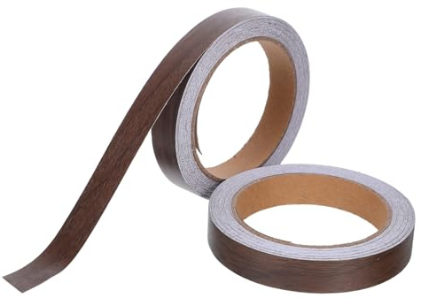 Mipcase Ruban de Chant en Bois Imitation Naturel 1,8 Cm X 10 M pour Meuble, Déco Bois, Bande de Protection pour Armoire et Plan de Travail, Adhésif Étanche pour Bricolage Intérieur Maison