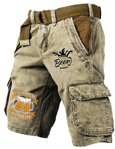 Generisch Lederhose Herren Tracht Herren Trachten Lederhose kurz Elegante Trachtenlederhose mit Oktoberfest Outfit Traditionelle Echtlederhose für Oktoberfest Bequem Robust Damen