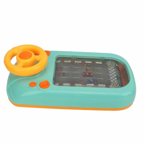 Bonbela Musikalisches Lenkrad-Spielzeug für Jungen und Mädchen ab 3 Jahren, Kleinkind, Simuliertes Fahren, Rennwagen, Interaktives Lernspielzeug, Geburtstagsgeschenk