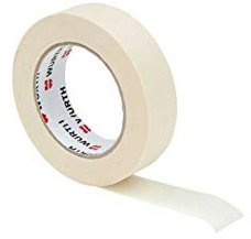 Wurth rubans de masquage en Papier crespata Ruban adhésif 50 mm x 50 m papier gommé
