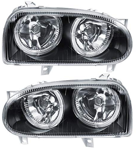 Set Design Scheinwerfer III 3 1H 91-97 klar/schwarz Angel Eyes 1010152