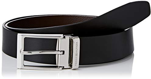 Tommy Hilfiger Herren Layton Travel 3.5 Rev Gürtel, Braun (Testa Di Moro/Black 0gj), 95 (Herstellergröße: 105)