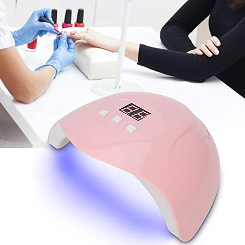 FILFEEL UV LED Nagellampe, 54W Nageltrockner Gel Nagellack LED UV Lichthärtungslampe Professionelles Nail Art Maniküre Werkzeug mit 30er 60er 90er Jahren Timer Einstellung(1#)