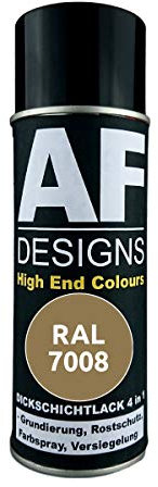4 IN 1 Ral 7008 Khakigrau Dickschichtlack Laca Spray Lata de Aerosol
