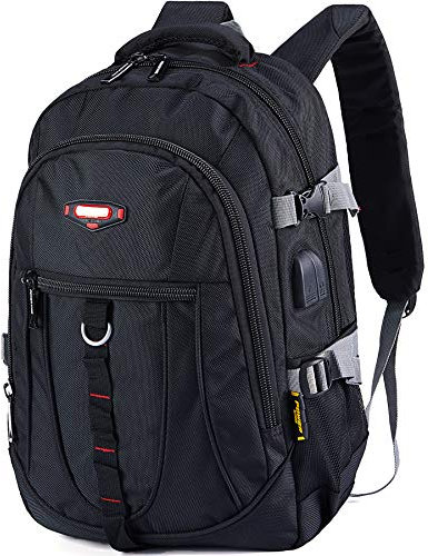 POWER KING Hiking Backpack 30L, Lightweight Casual Backpack for Men Women, Outdoor Travel Daypack for Camping Mountaineering Walking Cycling Climbing Sport, BlackI