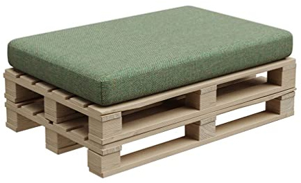 Gutekissen® Palettenkissen, Palletenpolster, Gartenkissen, Palettenauflagen, Sofa, Kissen, Polster, Auflagen Indoor Outdoor PFBG (sitzkissen 120x80, Pistazie)