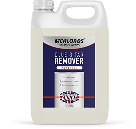McKLords Commercial Glue Adhesive and Tar Remover, 5 Litre