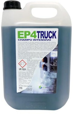 EP4 TRUCK - Champú para limpieza intensiva de carrocería de coches y/o camiones. Lavado de coches. Formato 5kg