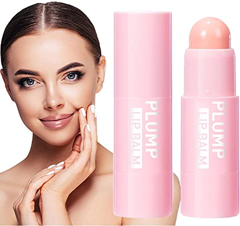 ZCSXK voluminizador Labios, Lápiz Labial Bombeo Labios 4 Colores, Brillo Labios Terciopelo Prueba Agua, Regalo Maquillaje Labios pigmentado Efecto