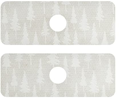 linqin Wasserhahn Saugfähige Matte Schnell Trocknend Bar & RV Spritzschutz Kieselstein Weihnachtsbaum Beige