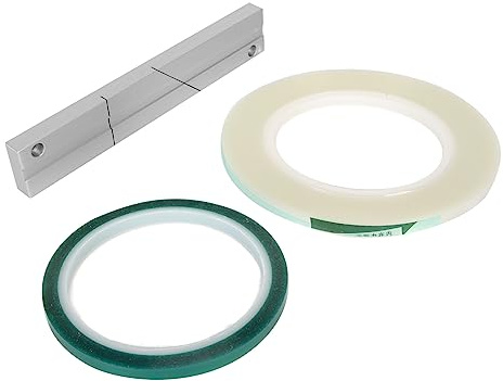 Ensemble D'épissure de Ruban 1/4 10 Pouces, Ruban D'épissage + Plaque de Connexion + Bande Amorce Bloc D'épissure de Ruban Professionnel pour Revoxsonido Ouverture Bobine à Bobine