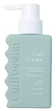 CURLSION Curl Cream för lockigt hår definierar och återfuktar lockar och vågor, kontrollerar frissigt hår - 8 ml